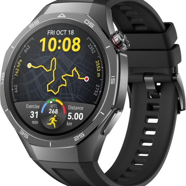 Descuento por tiempo limitado:Reloj inteligente Huawei GT5 Pro de 46 mm, diseño de bordes afilados, hasta 14 días de duración de la batería, reloj deportivo de nivel profesional, seguimiento de la salud, compatible con iOS y Android, garantía HUAWEI Care+ de 3 meses